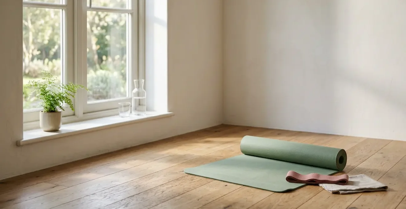 Natural postpartum wellness scene depicting maternal recovery and strength