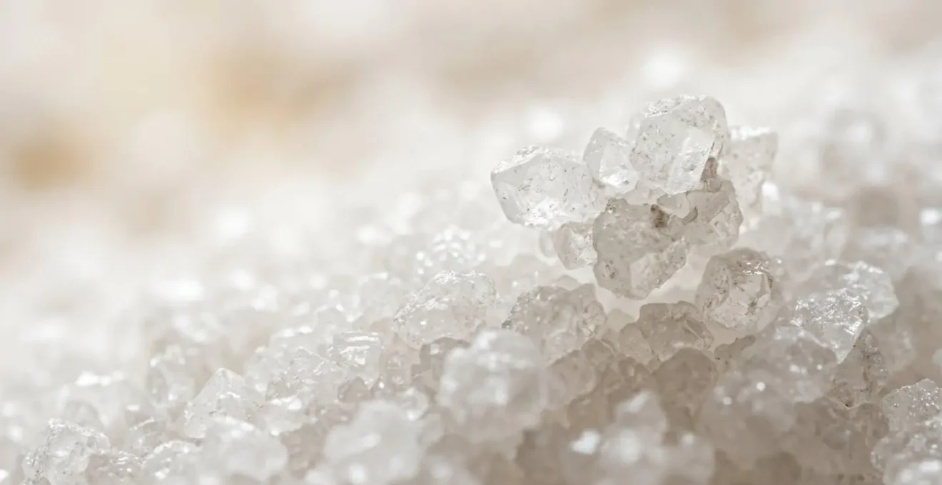 Macro detail of natural cleaning materials with pure textures and organic forms